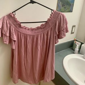 American Eagle off the shoulder summer top